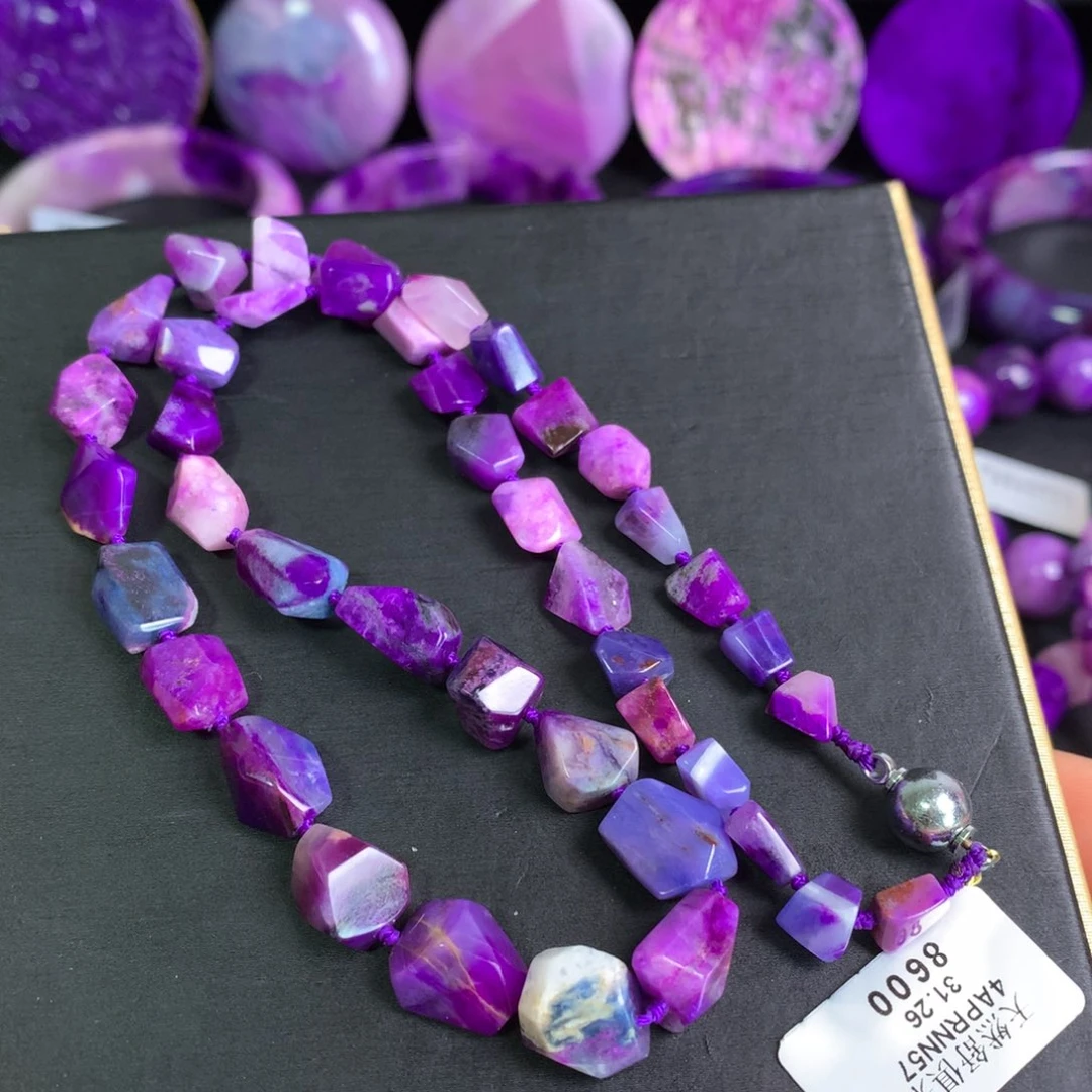 苏纪石（舒俱来）未镶嵌樱花项链