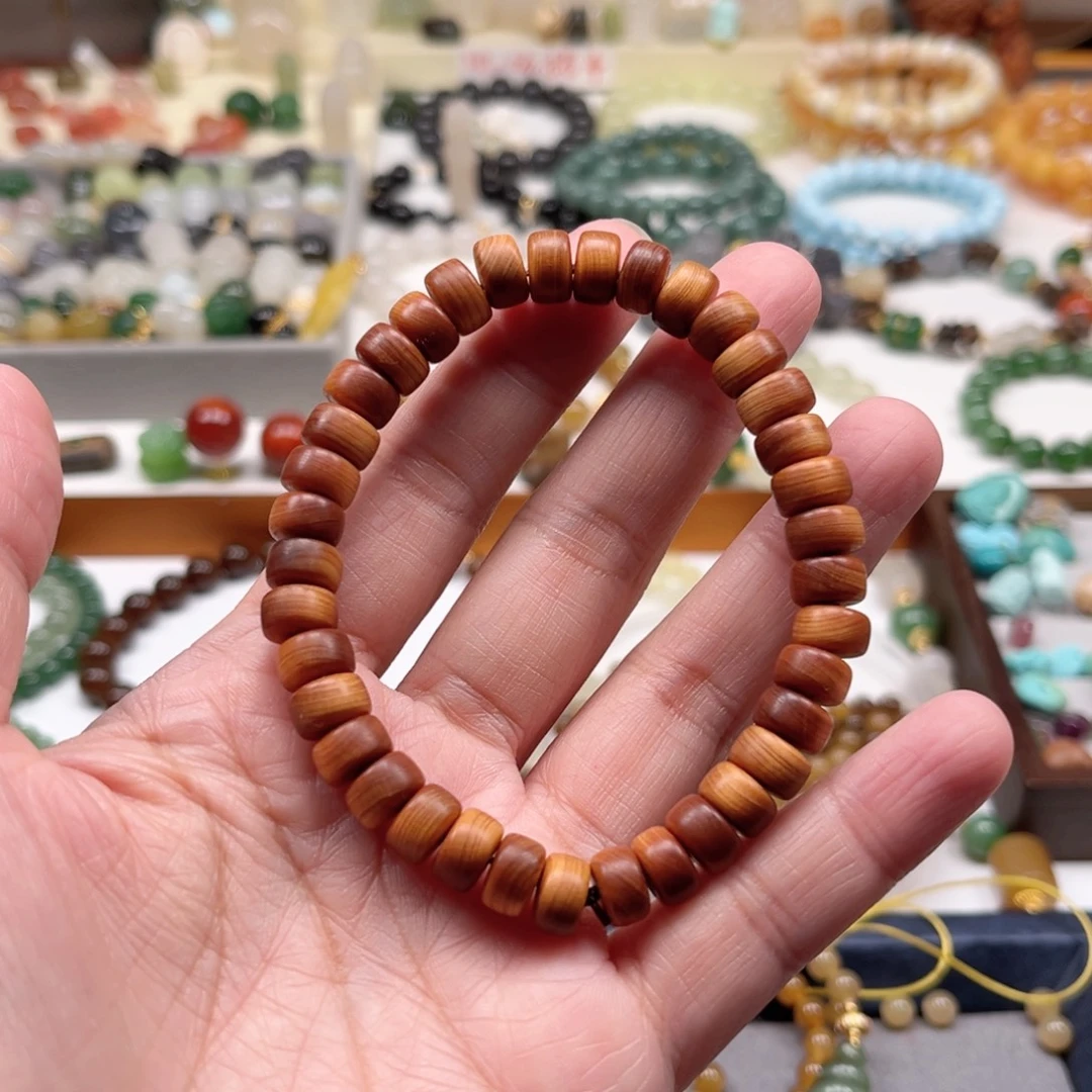 时***里手串/手链柏木（崖柏）单圈手串