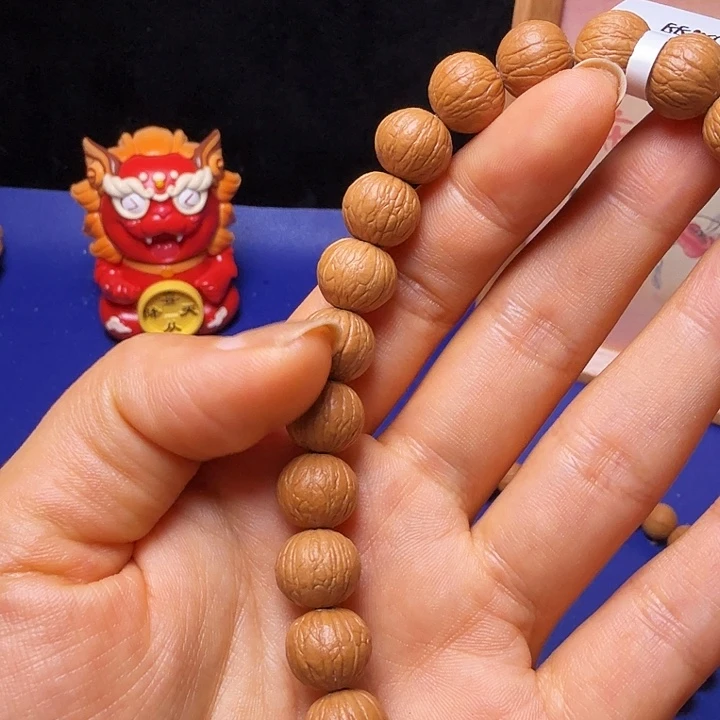 我***迅猴头核桃吊坠凤羽