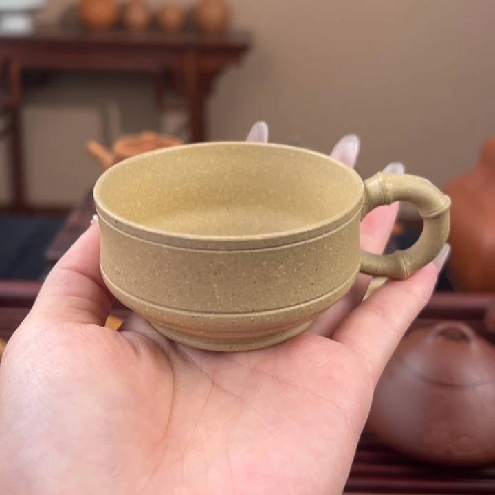 茶壶紫砂本绿竹鼓杯