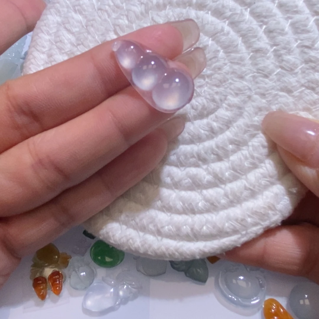 未镶嵌定制翡翠翡翠25/13/4.7