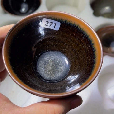 茶盏原矿原釉柴烧建盏