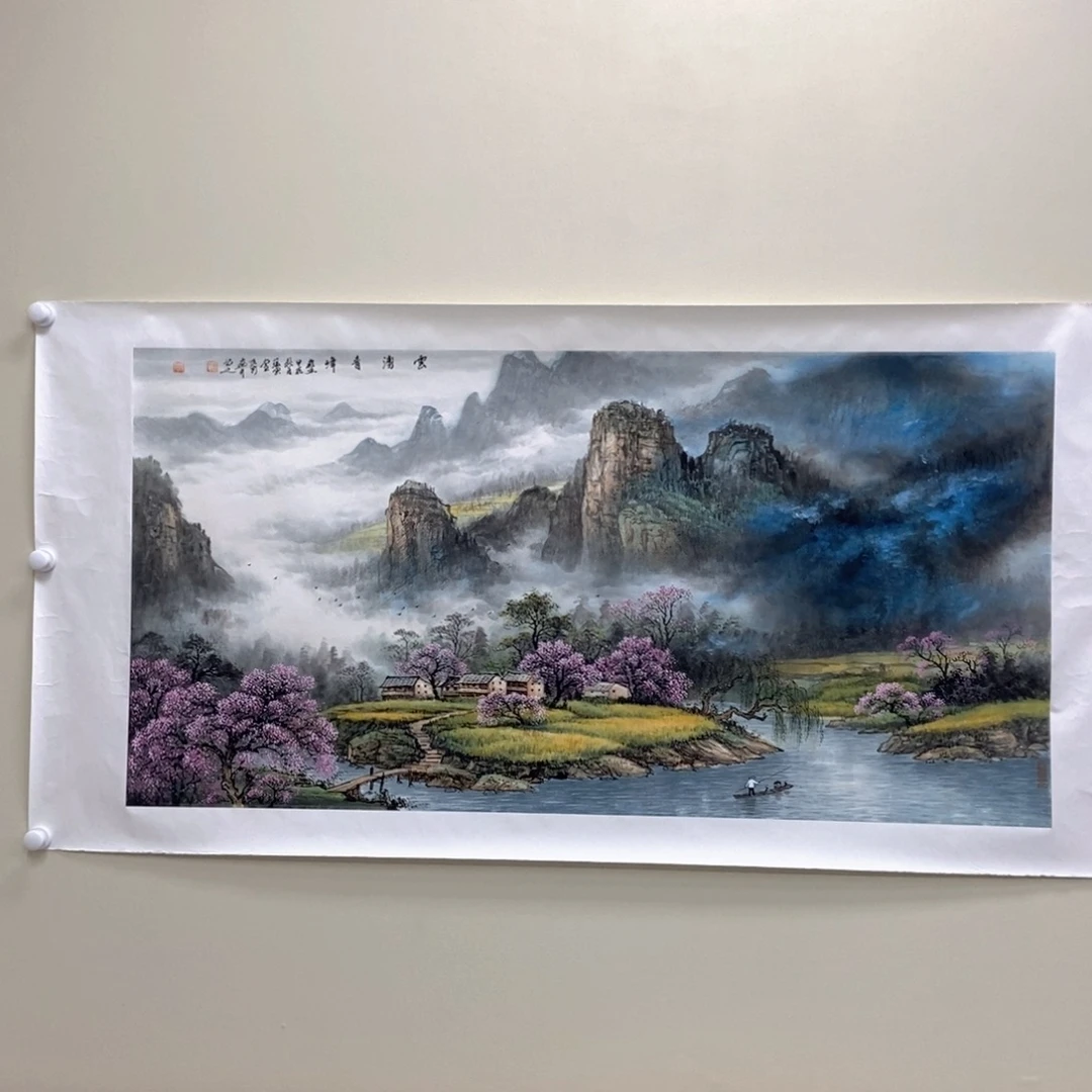 国画周顺良四尺精品佳作