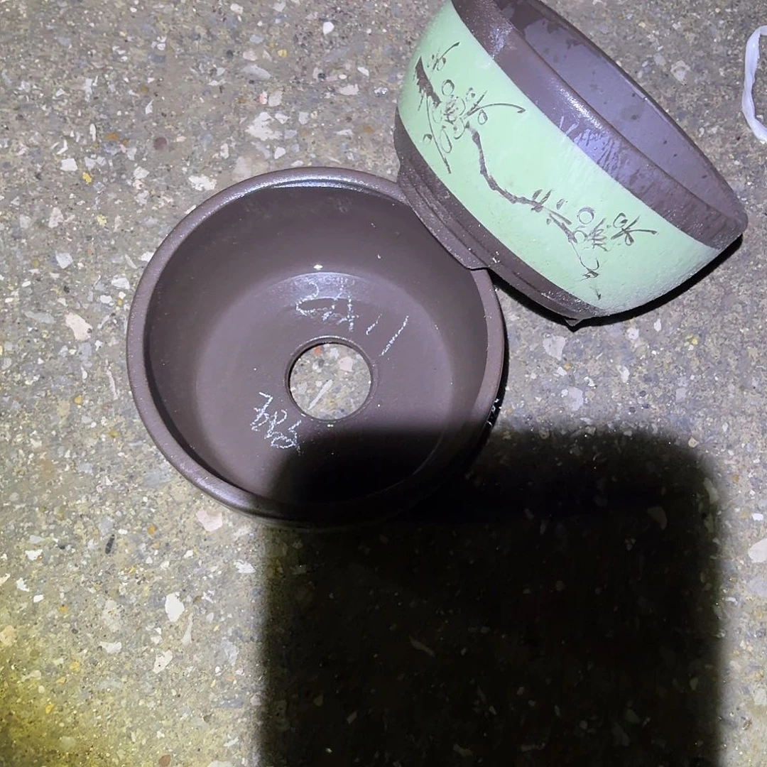 宜兴紫砂花盆，现货发