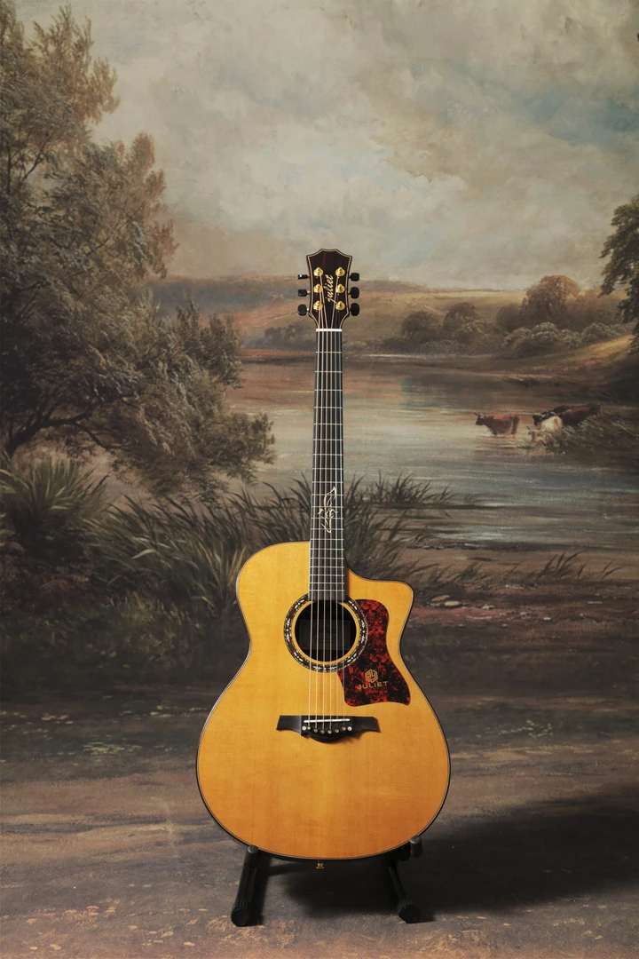 朱丽叶40寸高档全单民谣吉他X-15专业演奏级