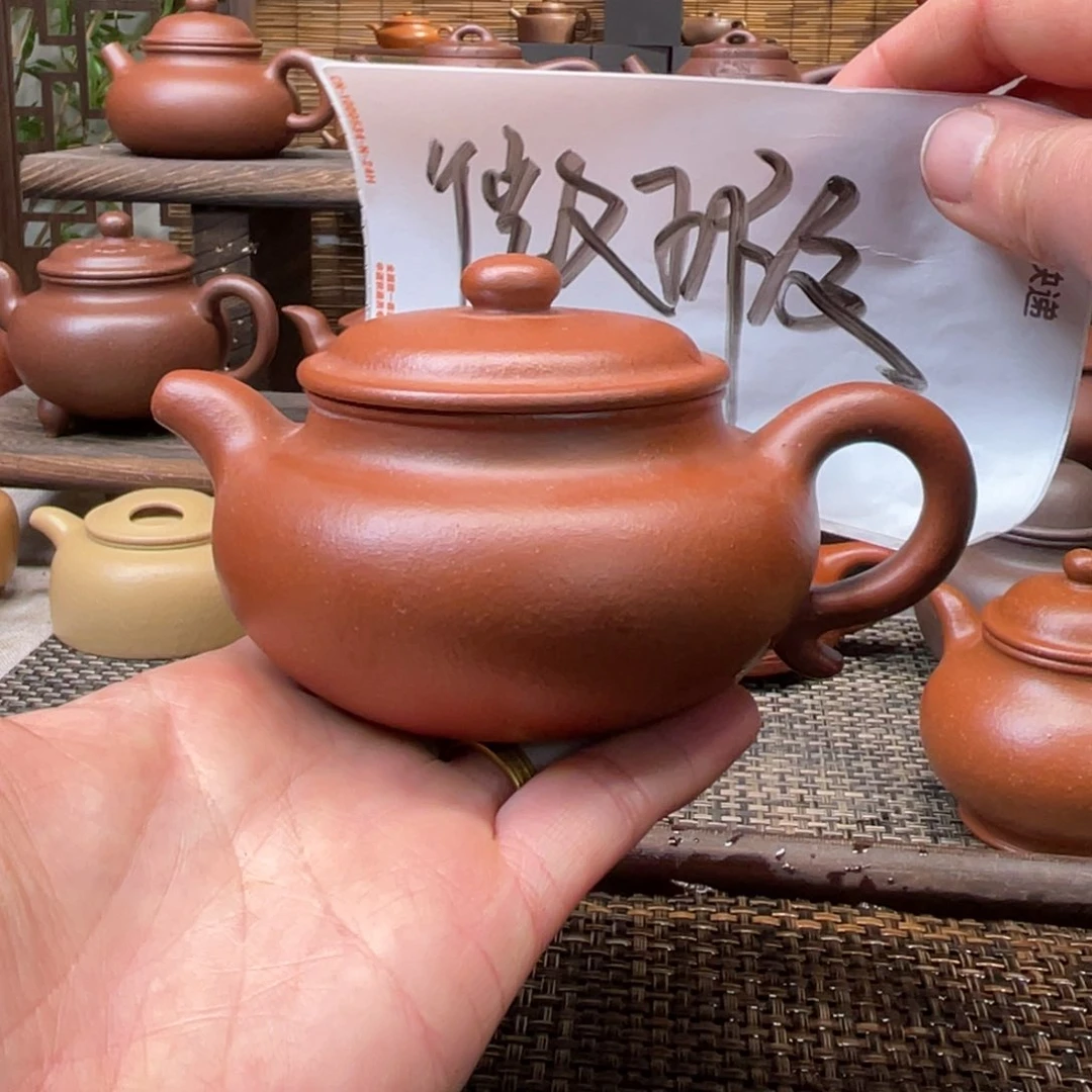 紫砂茶壶宜兴原矿紫砂手工制微瑕180