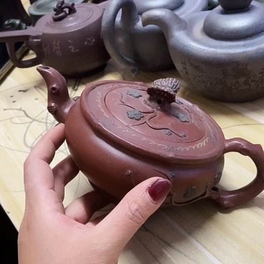 全手工制作宜兴紫砂壶