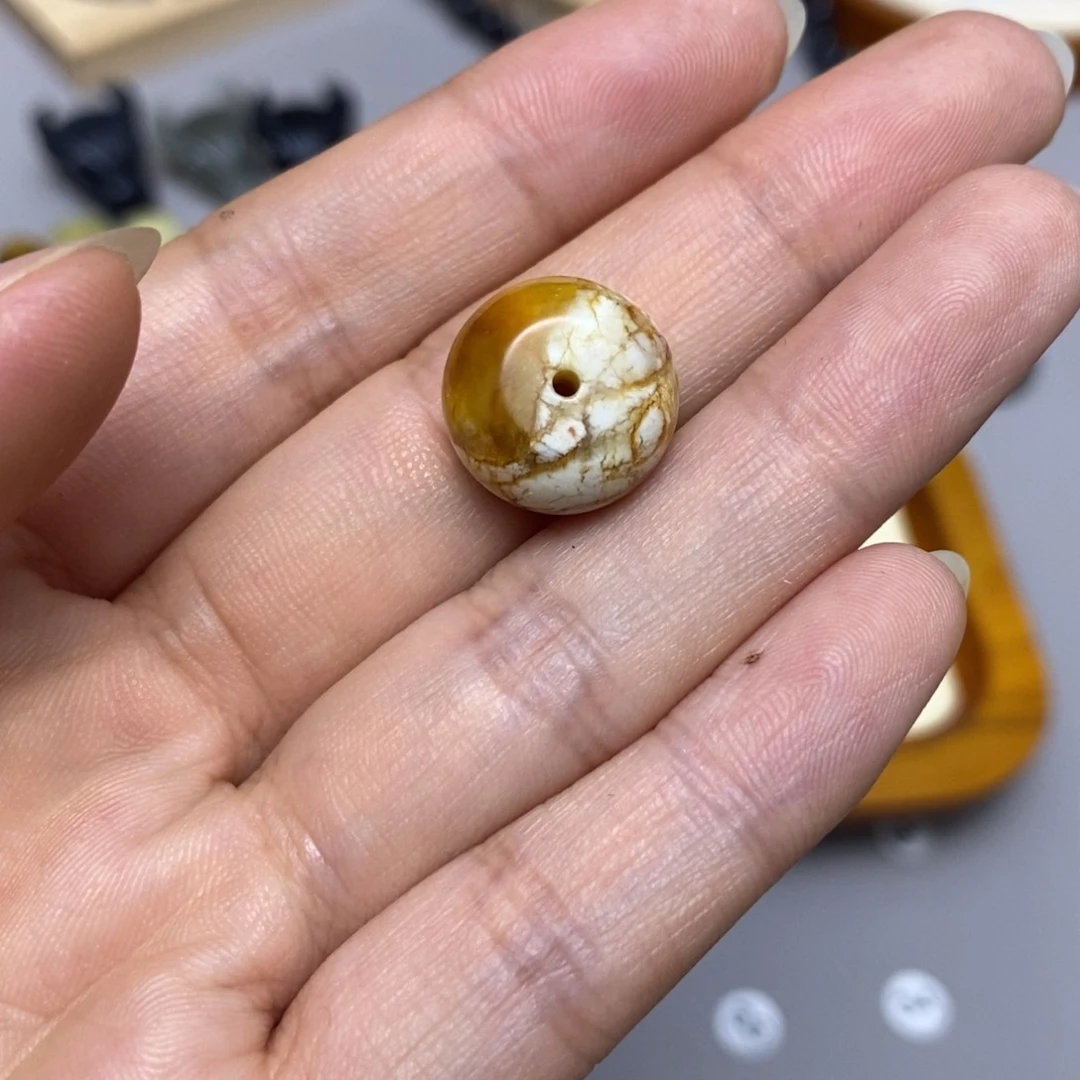 蛇纹石玉合金配饰乐*