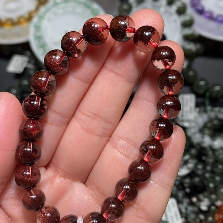 手链水晶未镶嵌红幽灵聚宝盆手链