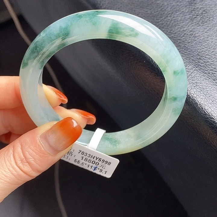 未镶嵌手镯翡翠55+正圈62