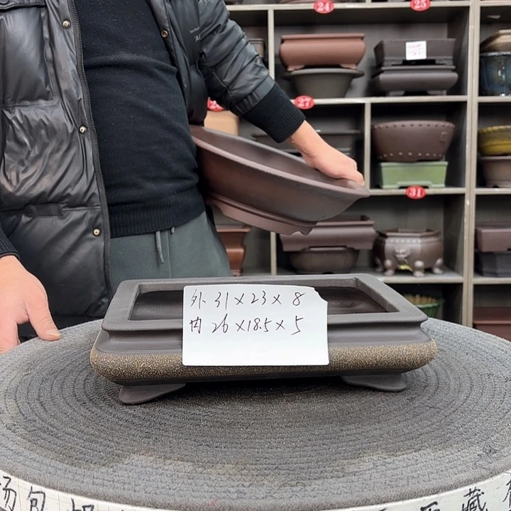 紫砂花盆紫砂的味道很好