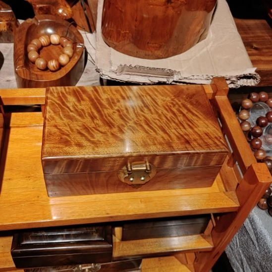 小叶桢楠金丝楠木盒子