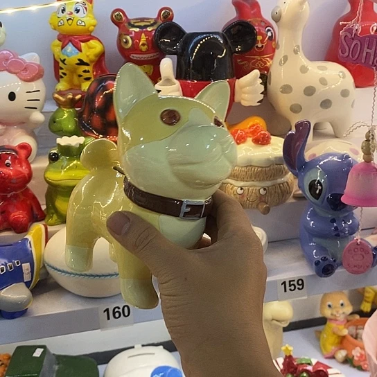 摆件彭*歪陶瓷微瑕摆件