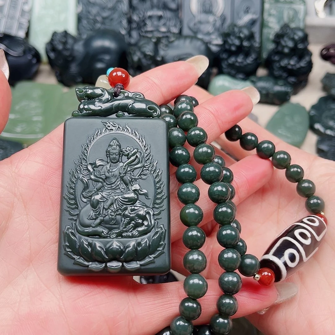 和田玉颈饰未镶嵌