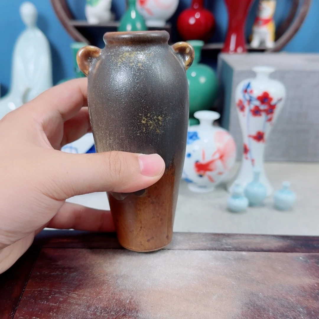 陶瓷手工小花器摆件