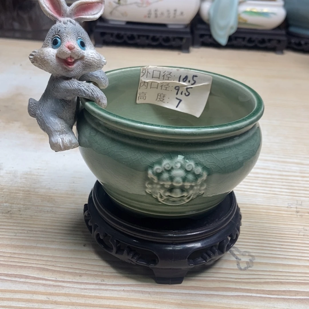 瓷片陶瓷花盆陶瓷艺术