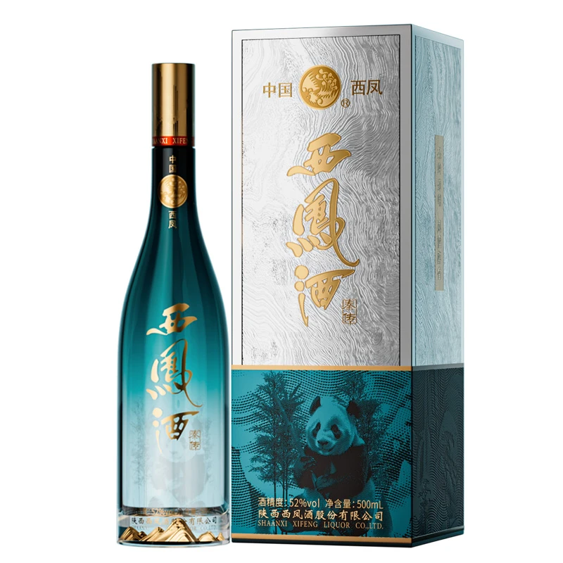 西凤酒秦传52度凤香型白酒送礼宴请节日礼盒500ML/瓶装52度