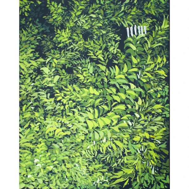 王甜心工作室作品《林》40x50厘米 限量1件100%手绘画布