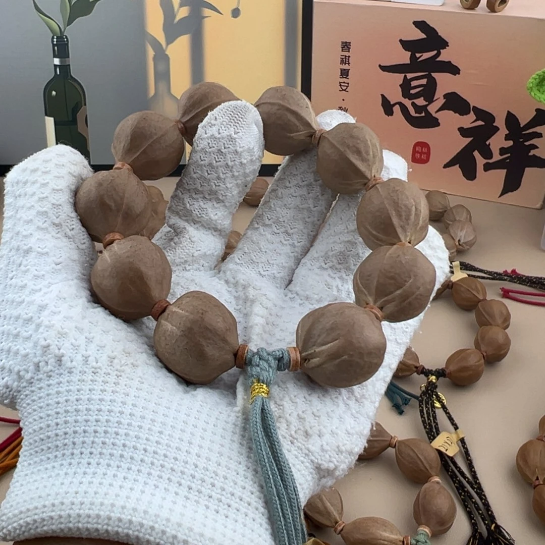 八***厚橄榄核手串/手链2225梅林铁核