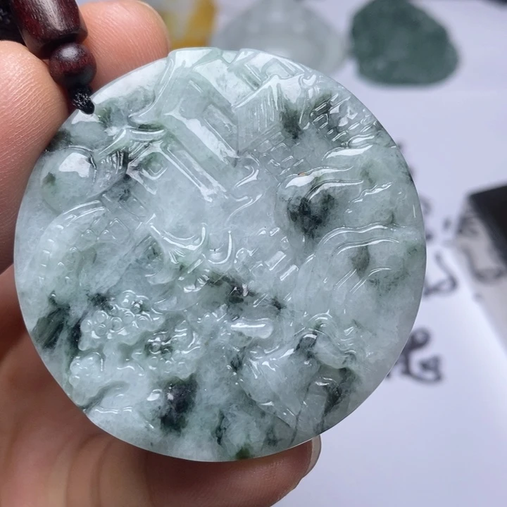颈饰未镶嵌翡翠翡翠