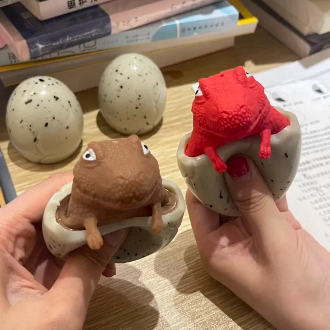 解压恐龙蛋捏捏挤压弹出小恐龙可爱减压发泄捏捏乐恶搞搞笑玩具