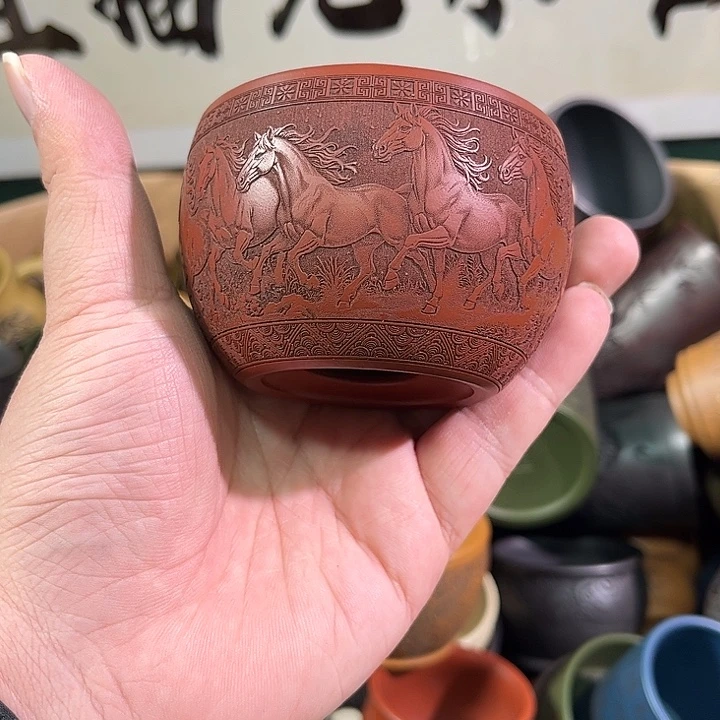 茶杯紫砂全手工紫砂主人杯