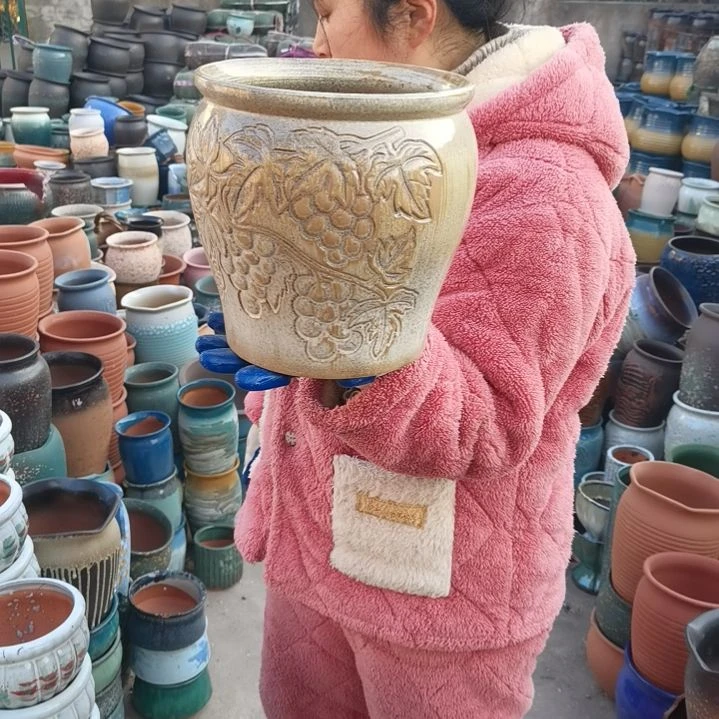 红陶口20高21瑕疵