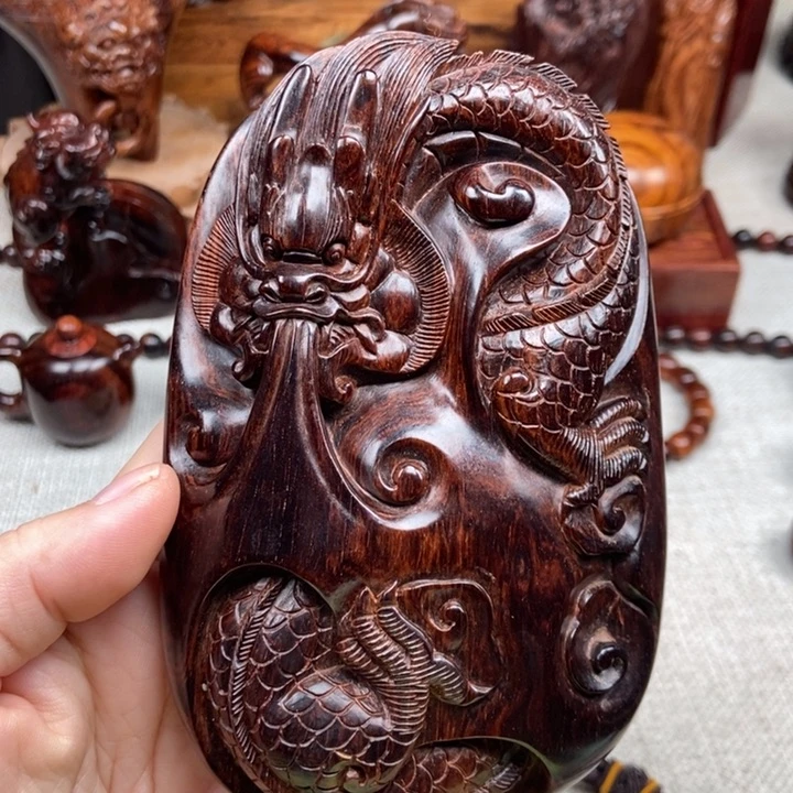 花梨木类案台西**井龙263.8克左右