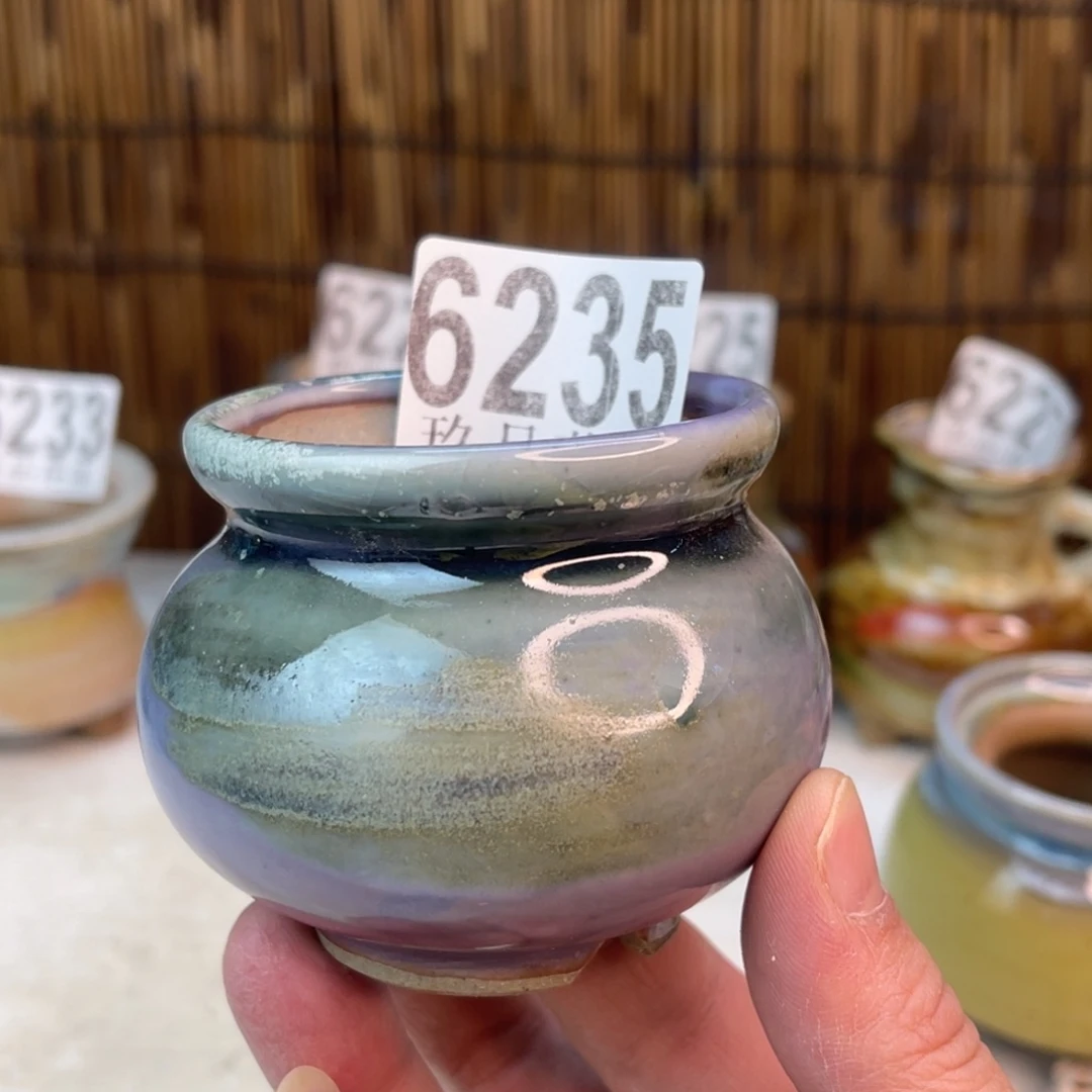 手工花盆默认瑕疵完美者勿拍