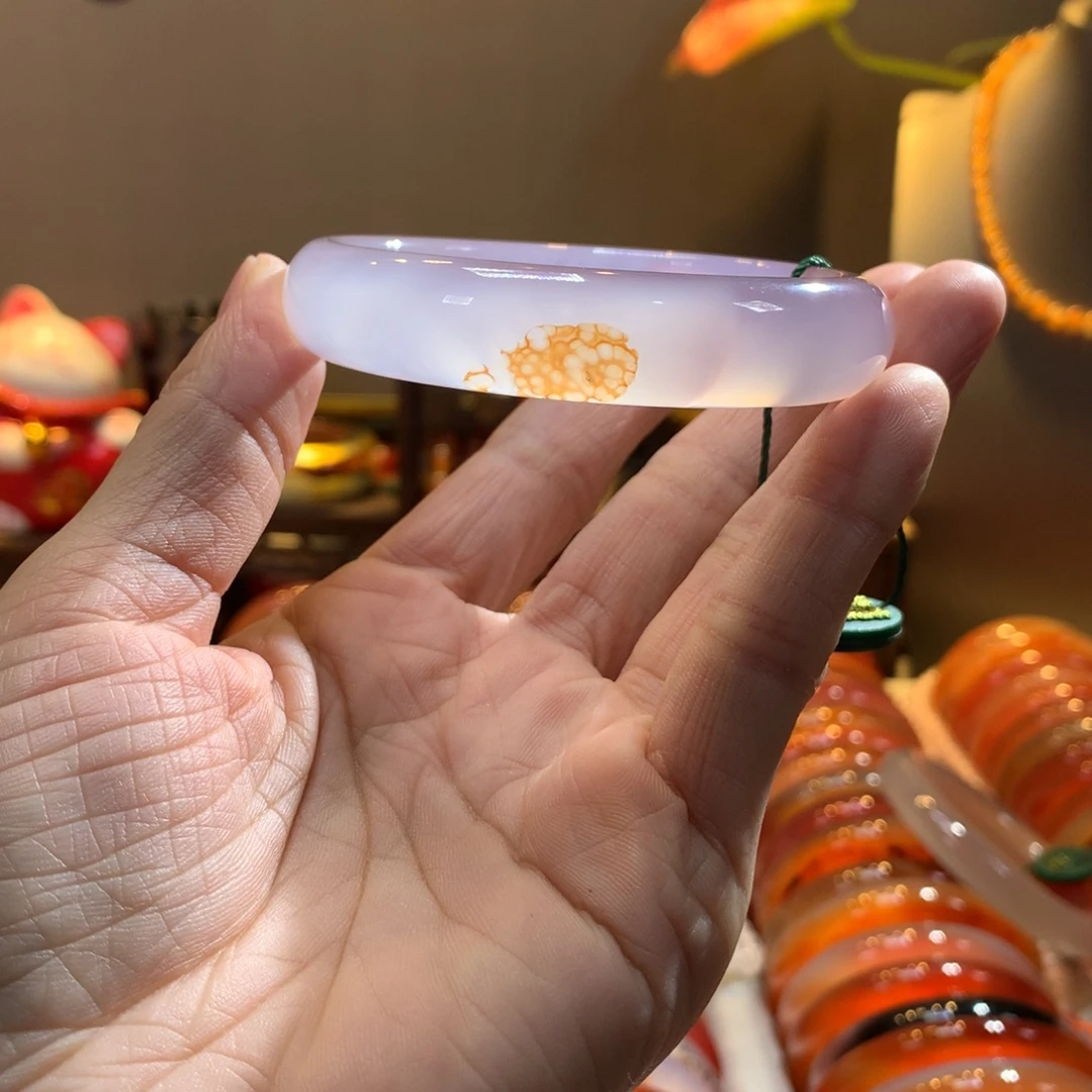 玛瑙/玉髓未镶嵌手镯29号