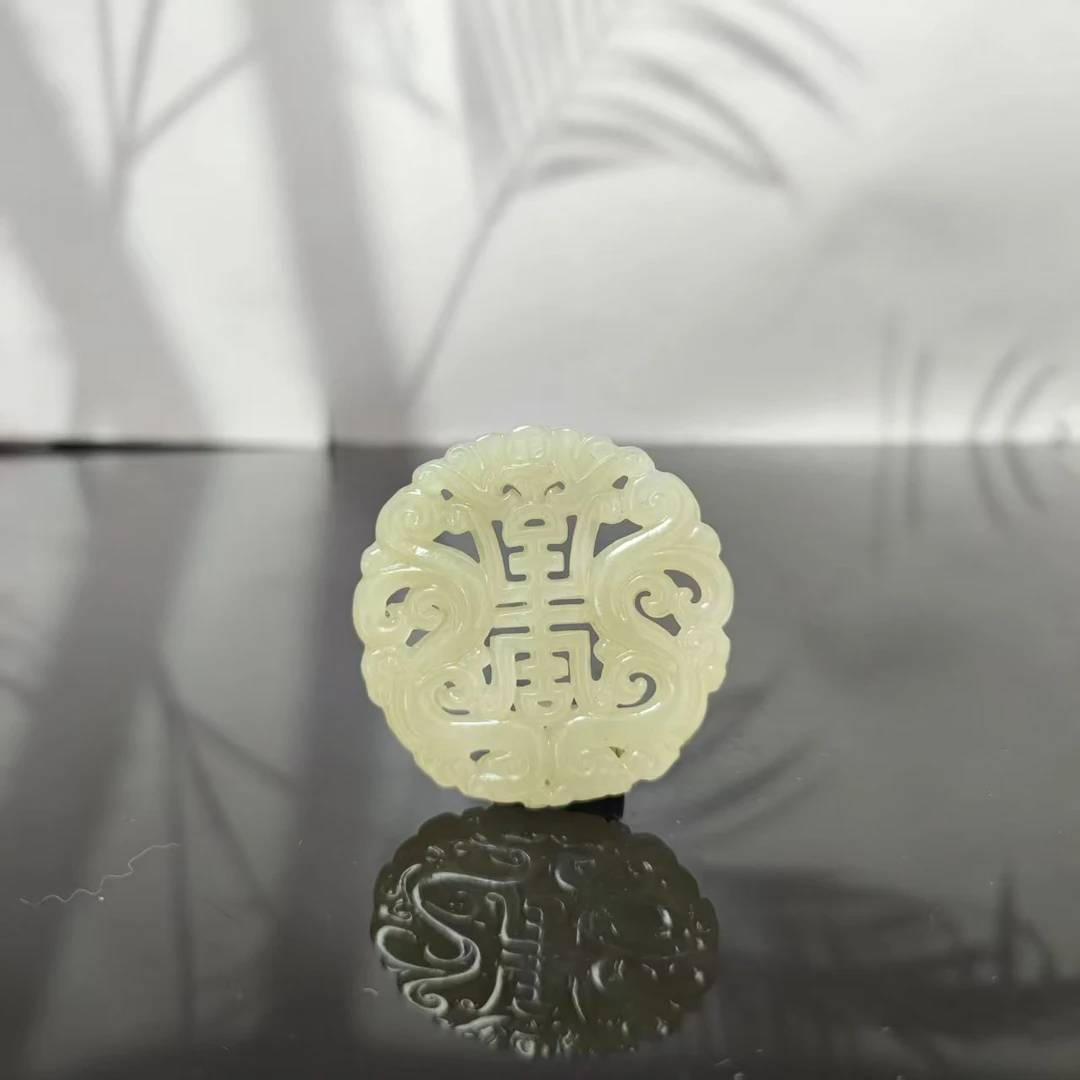 Z和田玉玉佩吊坠0373