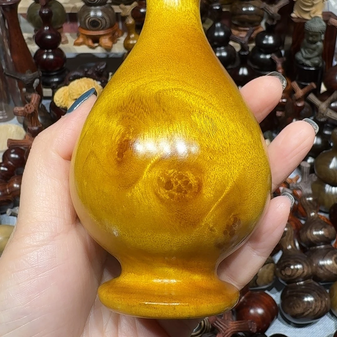 *****香榧木黄金樟花瓶