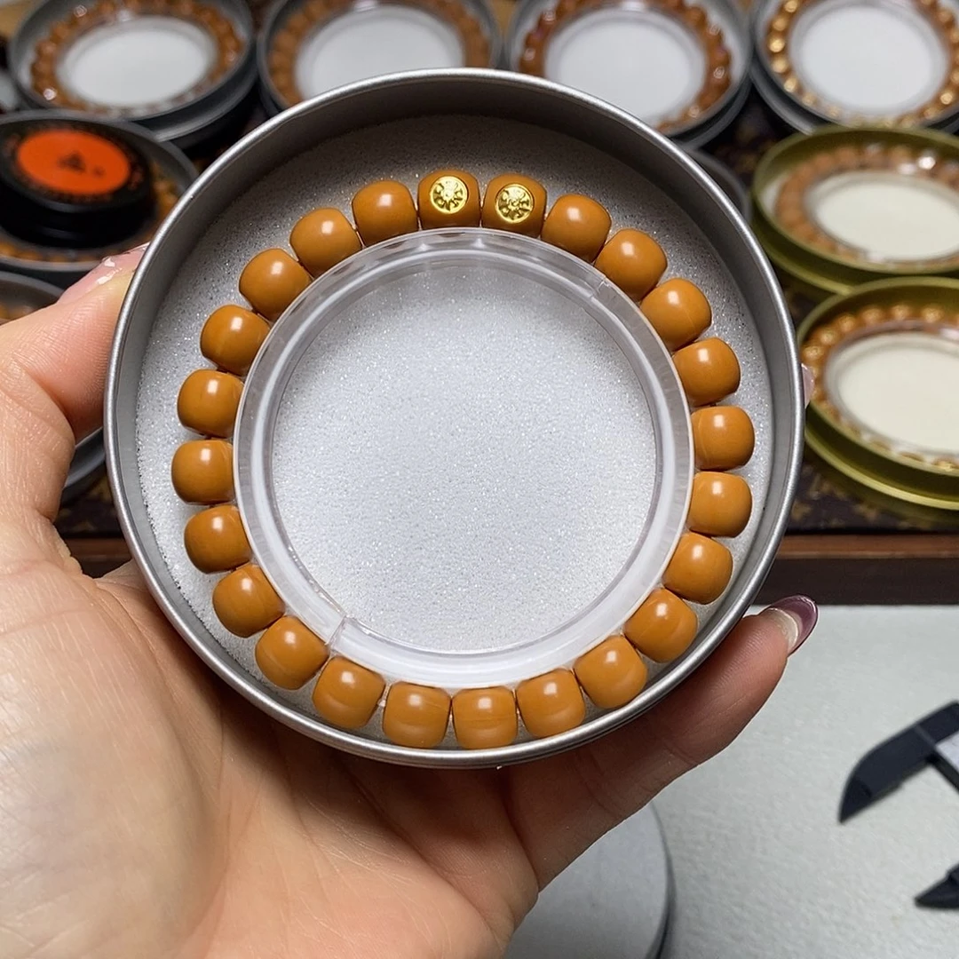 猴头核桃手串376号93左右18K双标小老型全品