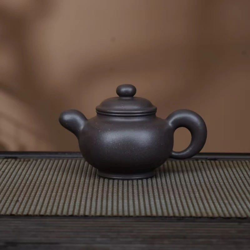 XLL天青【道洪掇只】宜兴黄龙山原矿手工紫砂壶