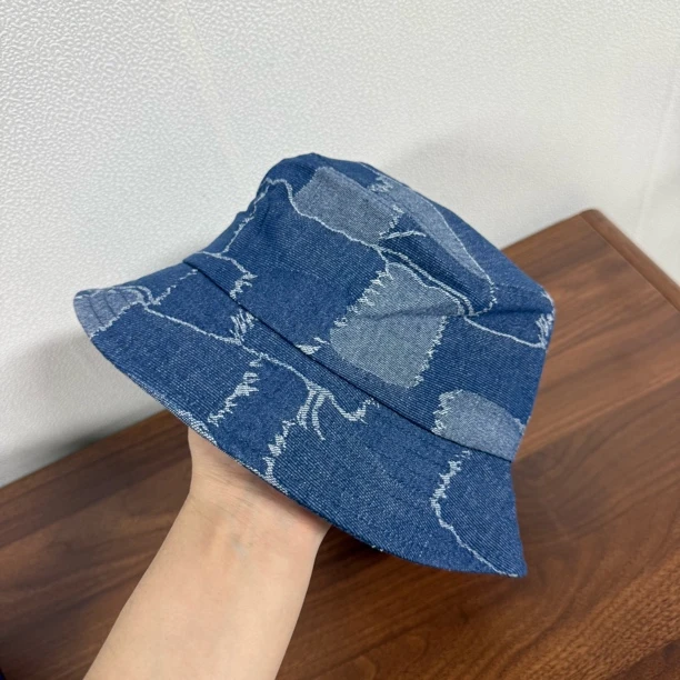 【鸟】男女同款浅蓝渔夫帽百搭潮