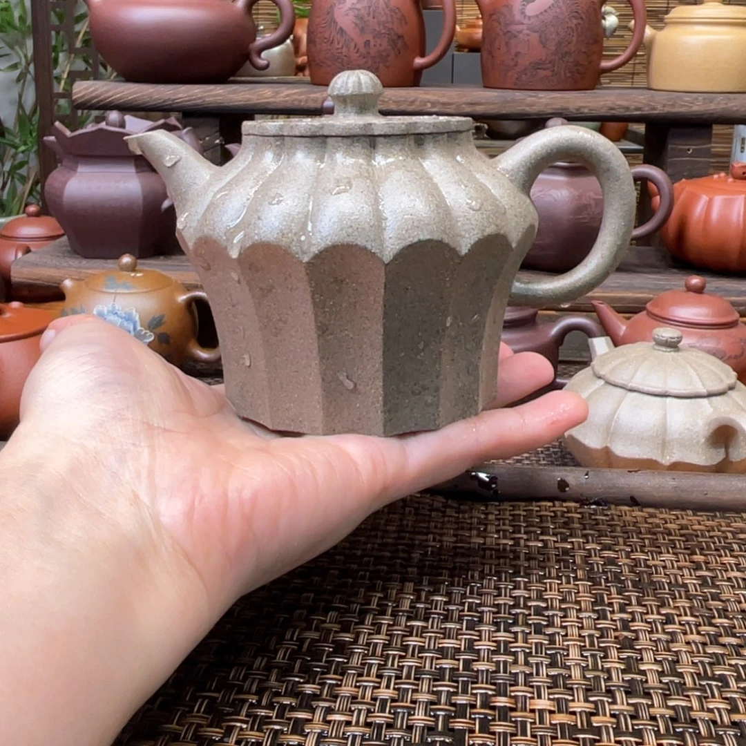 紫砂茶壶宜兴原矿紫砂手工制270