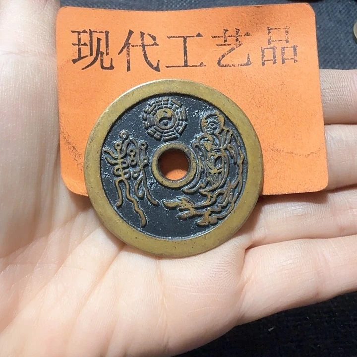 铜卓*鹿花钱现代工艺品