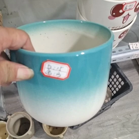 微瑕陶瓷花盆满12包邮微瑕陶瓷盆满12包邮