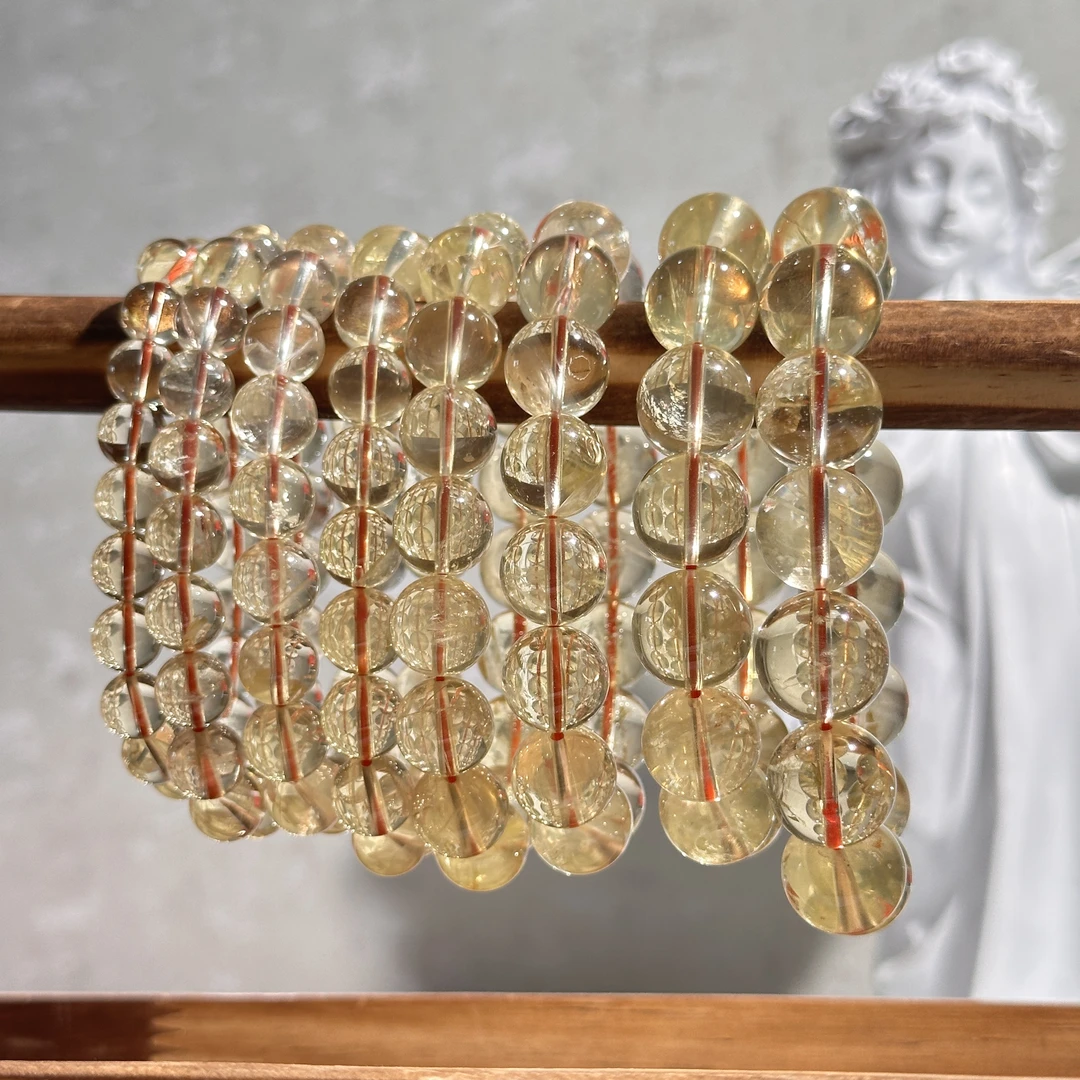 天然黄水晶手串 多样性发其一 H167