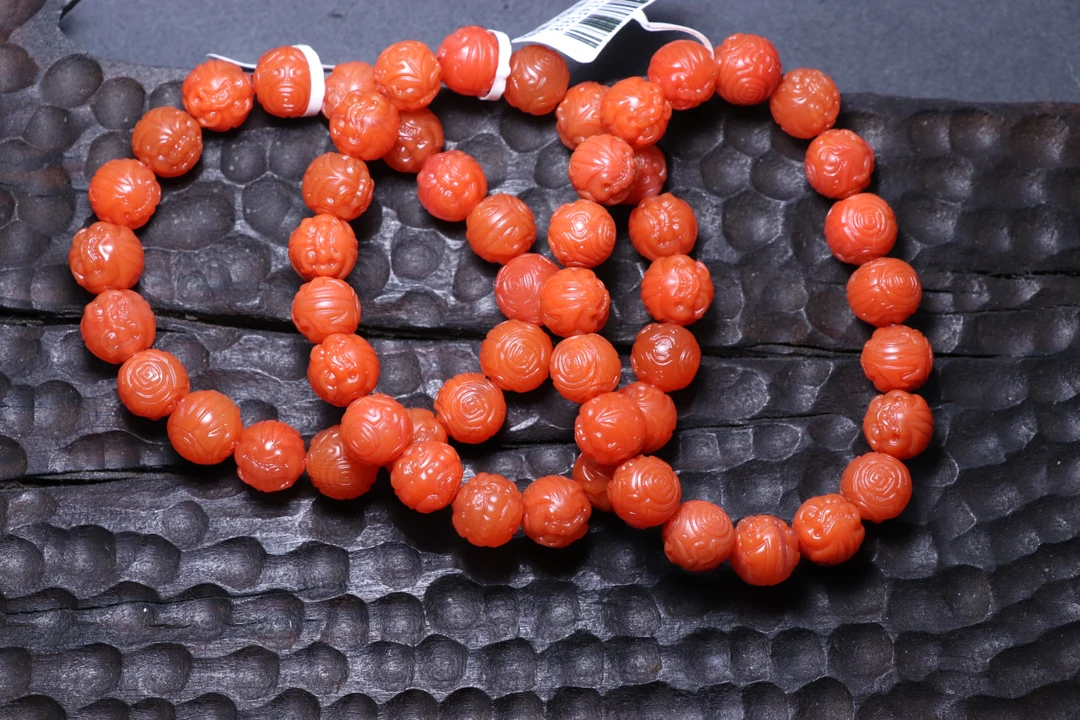 原矿无优化南红东山大水沟貔貅单圈10-11mm左右多样性发一件