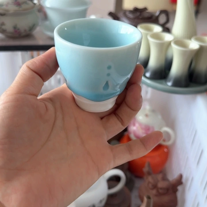 微瑕陶瓷茶具茶杯茶壶