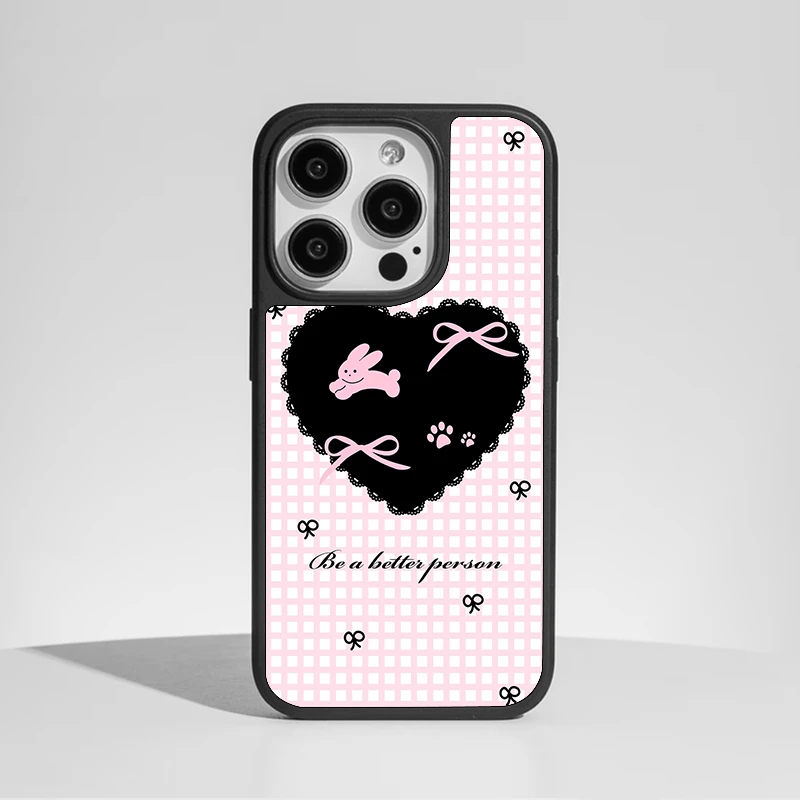 兔子适用于iphone15plus可爱卡通女款苹果16promax手机壳13/14/12
