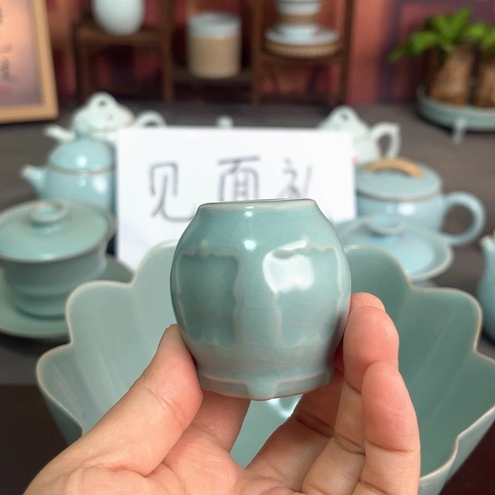 摆件原产地原矿汝瓷