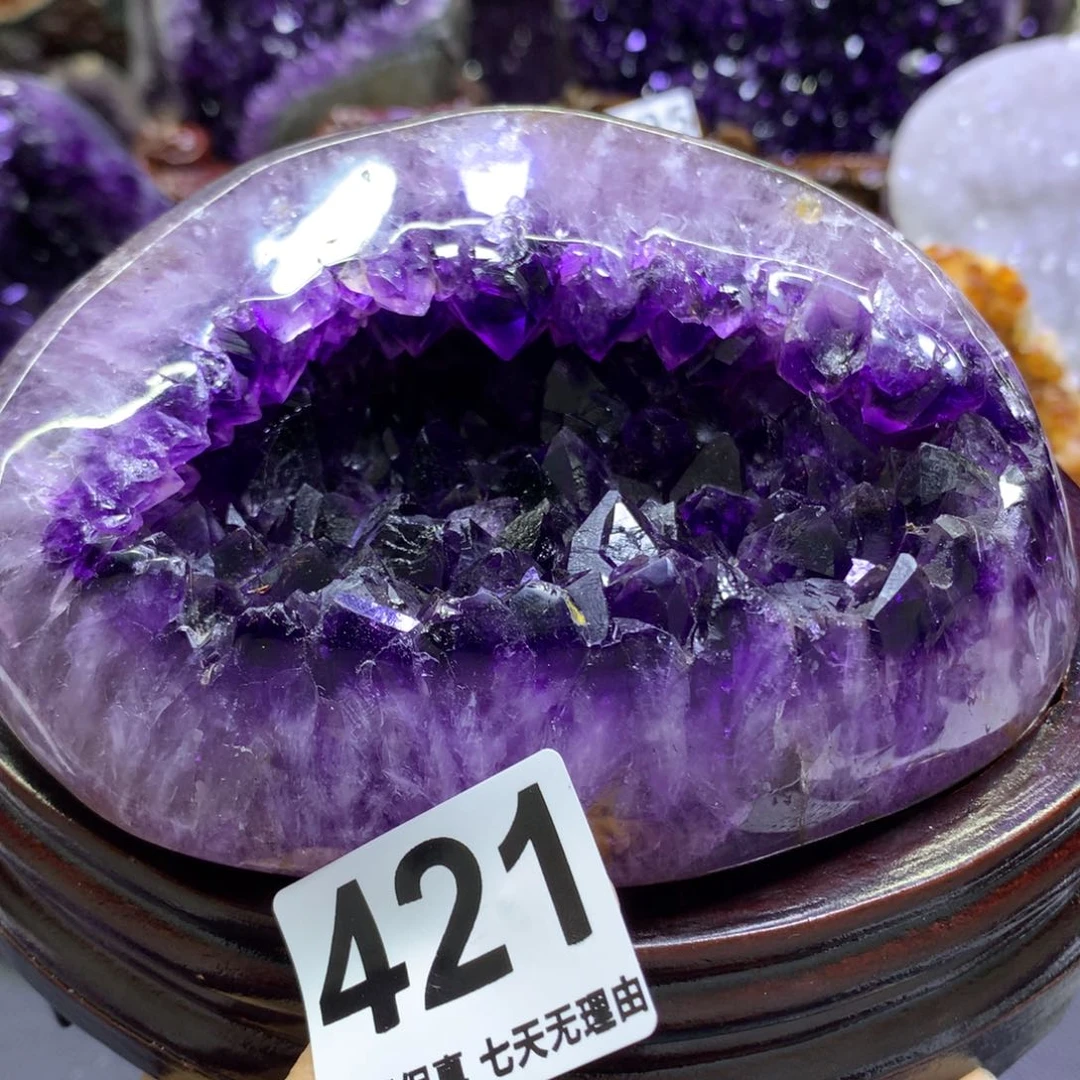 水晶摆件未镶嵌抛皮