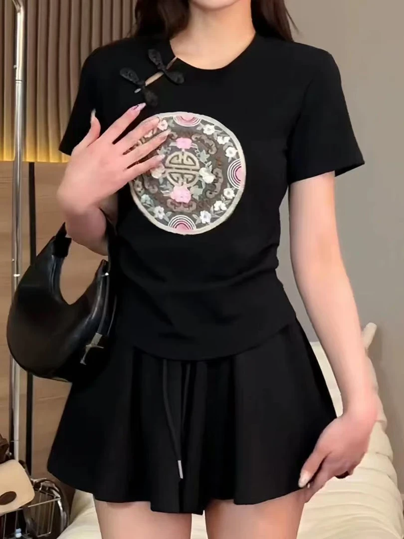 清仓福利盘扣修身国风上衣（衣长50）