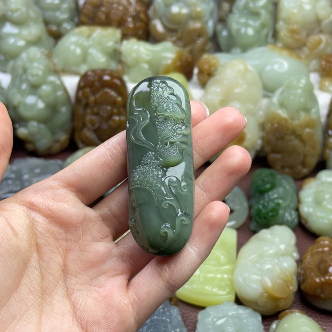 和田玉未镶嵌颈饰@***李