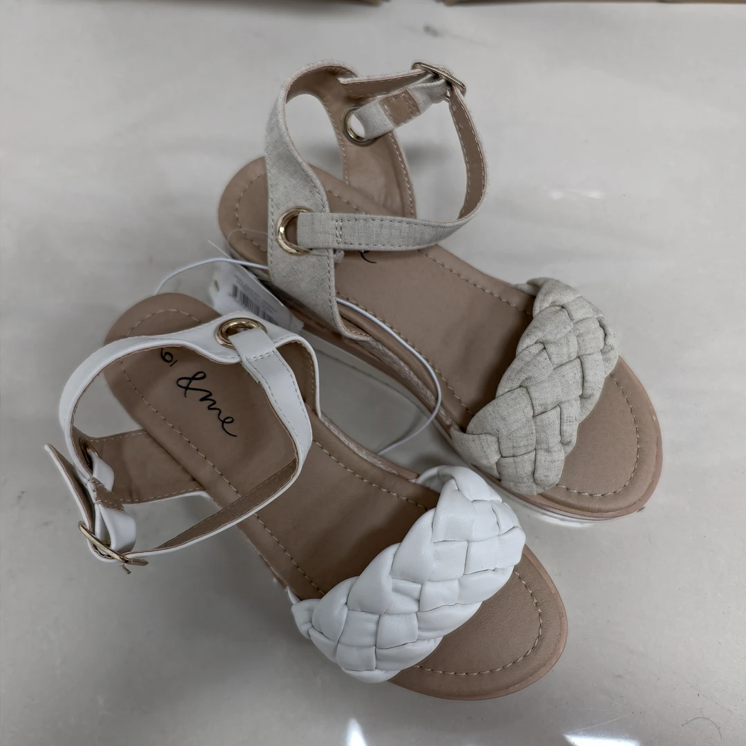 25年新款系带厚底百搭一字带拖-1016