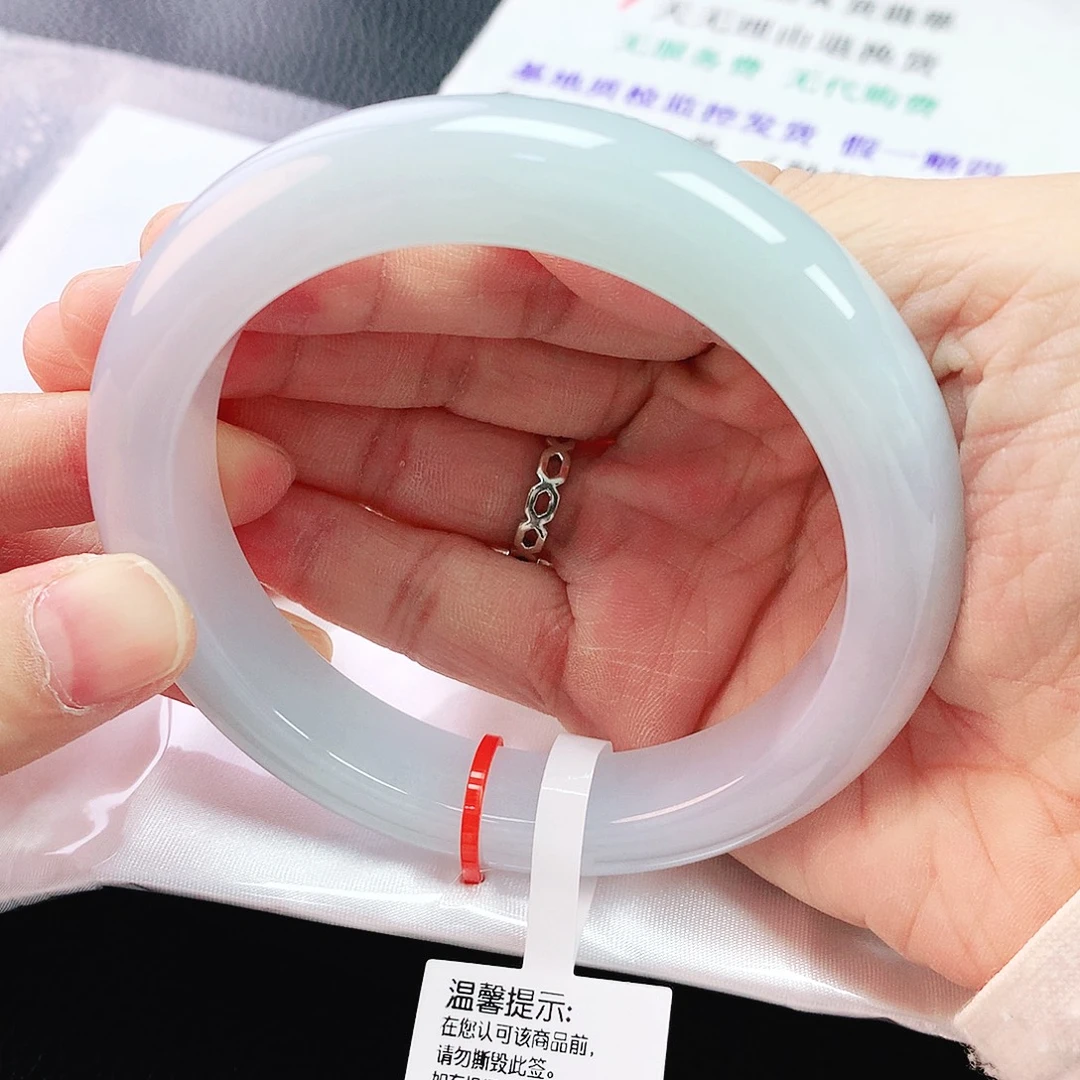 未镶嵌手镯翡翠63胖圈