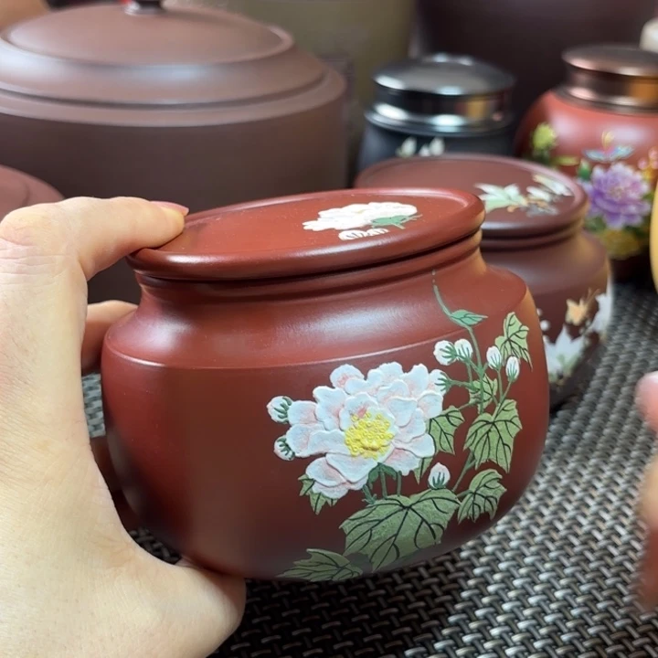 紫砂茶叶罐中高端紫砂茶叶罐