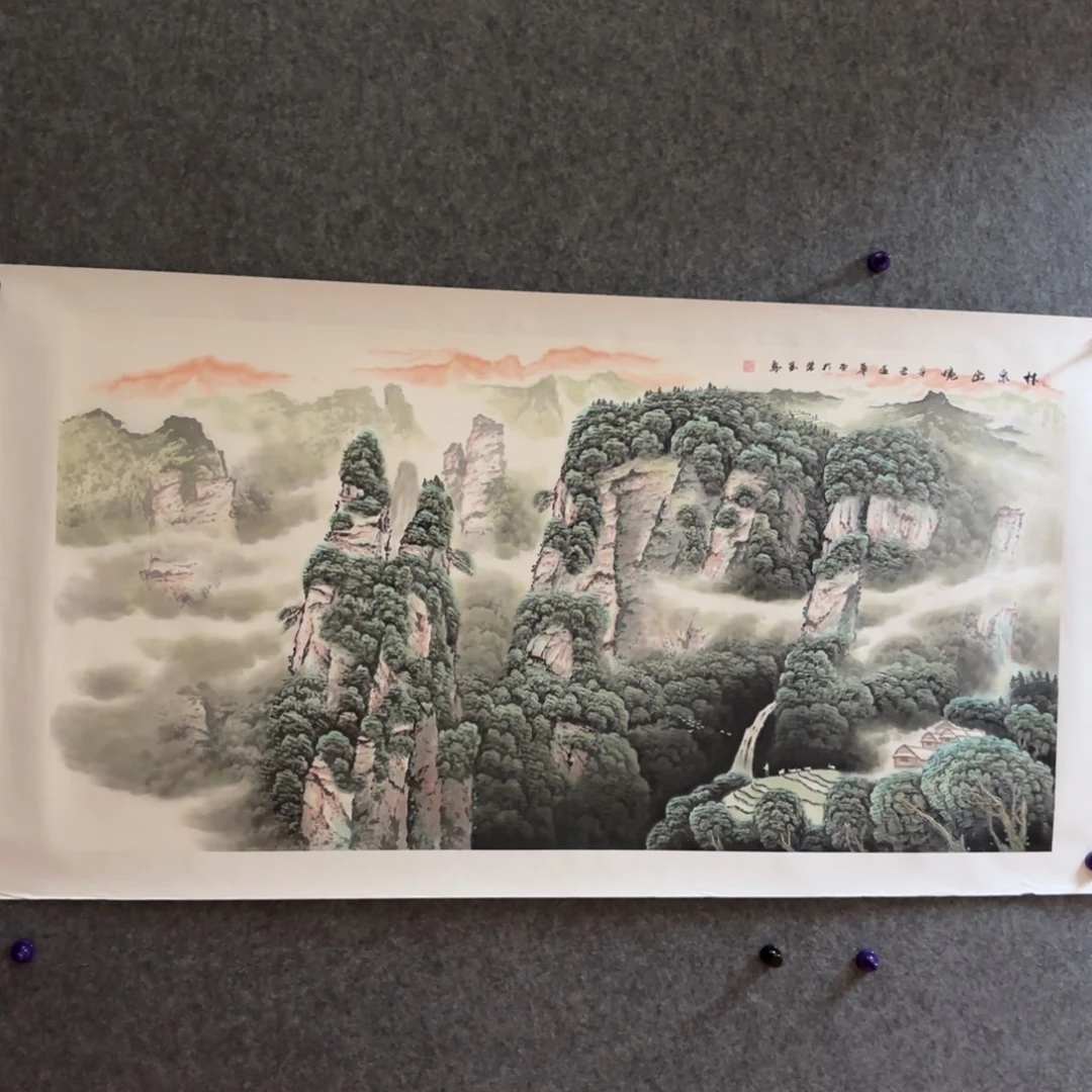国画国画作品陆远华画家山水花鸟精品
